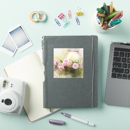 waterverf-rozen-en-mand sticker (iPad Cover)