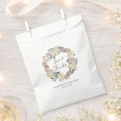 Waterverf Rozen en orchideeën bruiloft Dank je wel Bedankzakje (Geknipt)