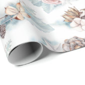 Waterverf Rozen en pinnen patroon Cadeaupapier (Rol Hoek)