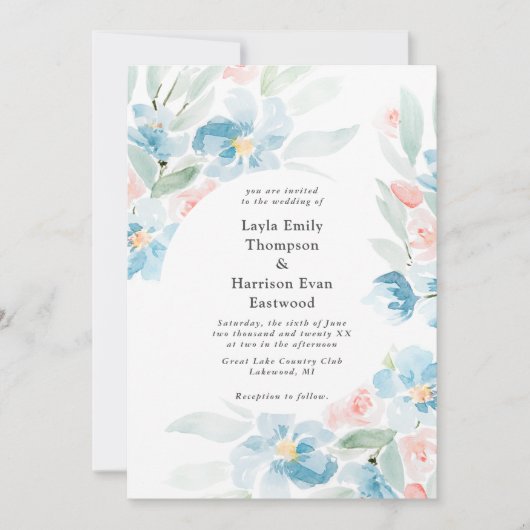 Waterverf Rozen en uitnodiging tot het indienen va (Voorkant)