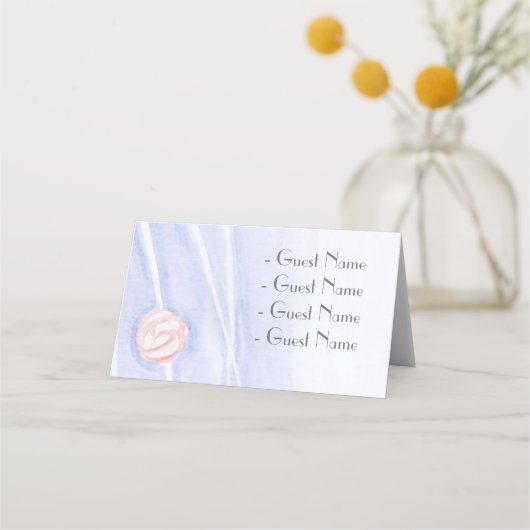 Waterverf rozen en vlinder plaatskaartje (Achterkant)