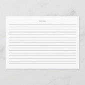 Waterverf Rozen & Eucalyptus Bridal Recipe Informatiekaartje (Achterkant)