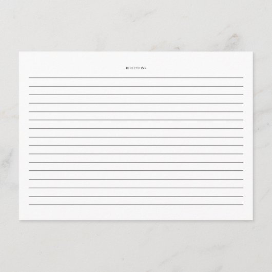 Waterverf Rozen & Eucalyptus Bridal Recipe Informatiekaartje (Achterkant)