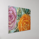 Waterverf Rozen Folie Folie Afdrukken (Laagn)