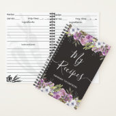 Waterverf Rozen Gepersonaliseerde Manuscript Famil Notitieboek (Binnen)