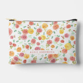 Waterverf Rozen Gepersonaliseerde reizen Etui (Voorkant)