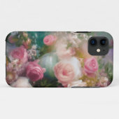 Waterverf Rozen geschilderd in alle kleuren Case-Mate iPhone Case (Achterkant (horizontaal))