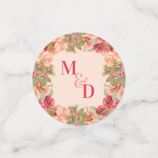 Waterverf Rozen & Glitter-opvangtabel Confetti (Kleine voorkant)