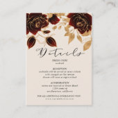 Waterverf Rozen Gold Details Behuizing Kaart (Voorkant)