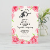 Waterverf Rozen Groot Pet Vrijgezellenfeest Kaart (Staand voorkant)