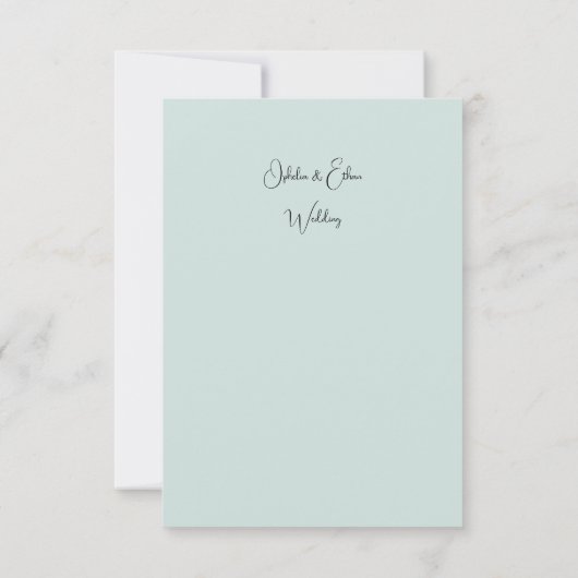 Waterverf Rozen, huwelijksuitnodiging Kaart (Achterkant)