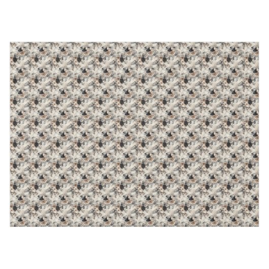  Waterverf Rozen in Beige, Zwart, Cream Tafelkleed (Voorkant (Horizontaal))