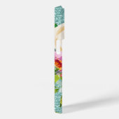 Waterverf Rozen in roze Cream Aqua Glitter Case-Mate iPhone Case (Achterkant / Rechts)