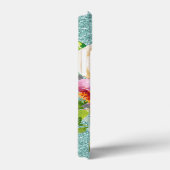 Waterverf Rozen in roze Cream Aqua Glitter Case-Mate iPhone Case (Achterkant / Rechts)