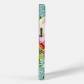 Waterverf Rozen in roze Cream Aqua Glitter Case-Mate iPhone Case (Achterkant / Rechts)