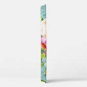 Waterverf Rozen in roze Cream Aqua Glitter Case-Mate iPhone Case (Achterkant / Rechts)