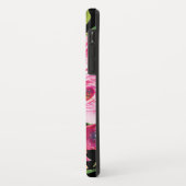 Waterverf Rozen in roze en crème op zwart Case-Mate iPhone Case (Achterkant/links)
