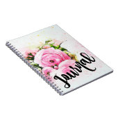 Waterverf Rozen Journal Notitieboek (Rechterzijde)