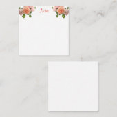 Waterverf Rozen Kalligrafie Script Sjabloon (Voorkant / Achterkant)