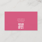 Waterverf Rozen Kledingwinkel Visitekaartje (Achterkant)