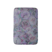 Waterverf Rozen lavender Badmat (Voorkant Verticaal)