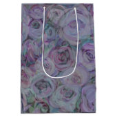 Waterverf Rozen lavender Medium Cadeauzakje (Achterkant)