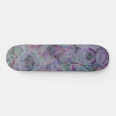 Waterverf Rozen lavender Persoonlijk Skateboard (Horizontaal)