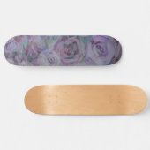 Waterverf Rozen lavender Persoonlijk Skateboard (Horizontaal)