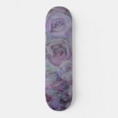 Waterverf Rozen lavender Persoonlijk Skateboard (Voorkant)