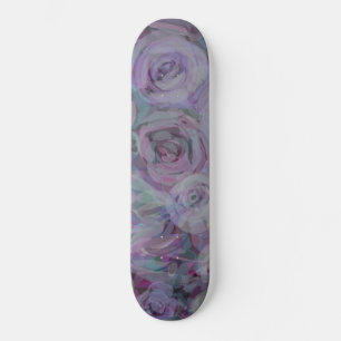 Waterverf Rozen lavender Persoonlijk Skateboard
