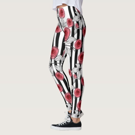 Waterverf rozen leggings (Links)