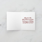 Waterverf Rozen Lente Boeket 50e Kaart (Binnen)