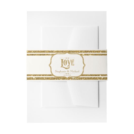 Waterverf Rozen Love Elegant Romantic Wedding Uitnodigingen Wikkel (Voorkant Voorbeeld)