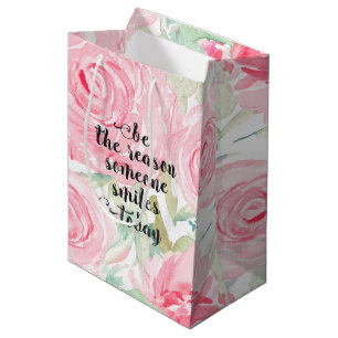Waterverf rozen medium cadeauzakje