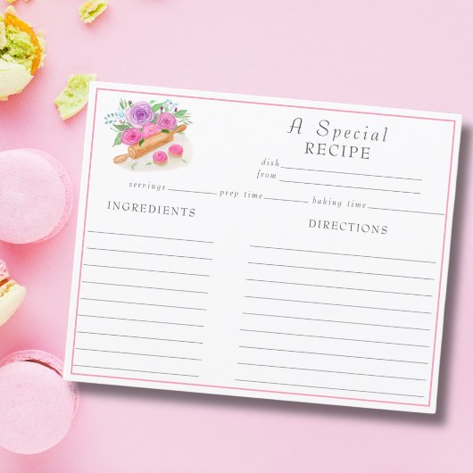 Waterverf Rozen met Rolling Pin