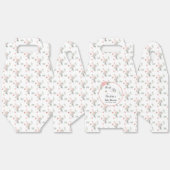 Waterverf Rozen met Vlinders Baby shower Bedankdoosjes (Ongevouwen)