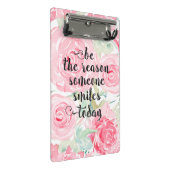 Waterverf rozen mini klembord (Schuin)