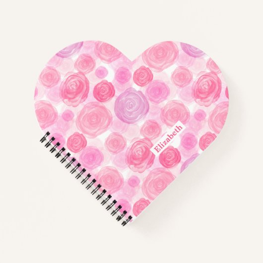 Waterverf Rozen Notitieboek (Voorkant)