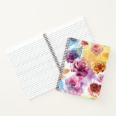 Waterverf Rozen Notitieboek (Binnen)