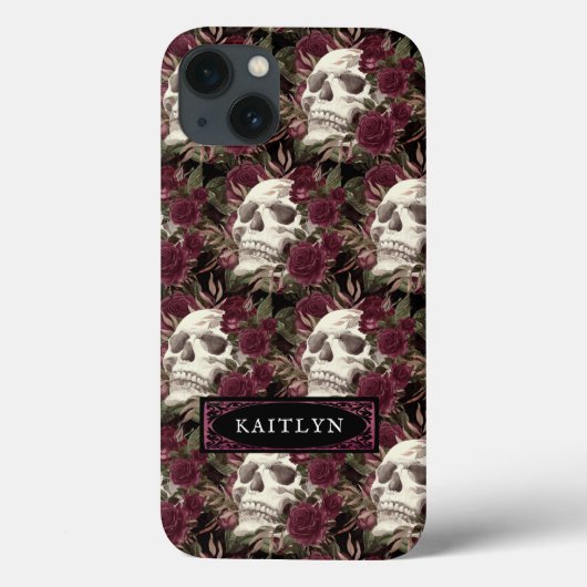 Waterverf Rozen op maat Case-Mate iPhone Case (Achterkant)