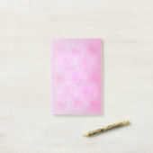 Waterverf rozen post-it® notes (Op bureau)
