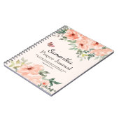 Waterverf Rozen Prayer Journal Notitieboek (Linkerzijde)