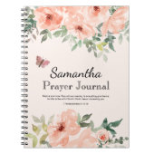 Waterverf Rozen Prayer Journal Notitieboek (Voorkant)