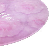 Waterverf rozen snijplank (Hoek)