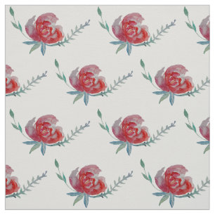 Waterverf rozen stof