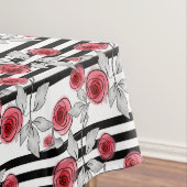 Waterverf rozen tafelkleed (Voorbeeld)