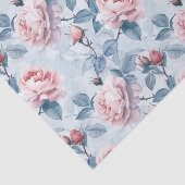 , Waterverf Rozen Tissuepapier (Detail)