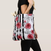 Waterverf rozen tote bag (Dichtbij)