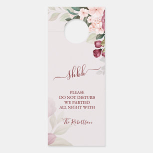 Waterverf Rozen Trouwdeur hanger