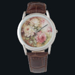 Waterverf Rozen Victoriaans bloemen Horloge<br><div class="desc">Waterverf Rozen Victoriaans Stijl Bloemen Bloemen Bloemen Vrouwen dameshorloge. bloempatroon dame's horloge, ideaal voor bruiloft bruidsgeschenk, bruidsmeisje cadeau, Moederdag Gift of Valentijn Gift. Copyright 2016-Cadeau | ©Riverme* | Alle rechten voorbehouden</div>